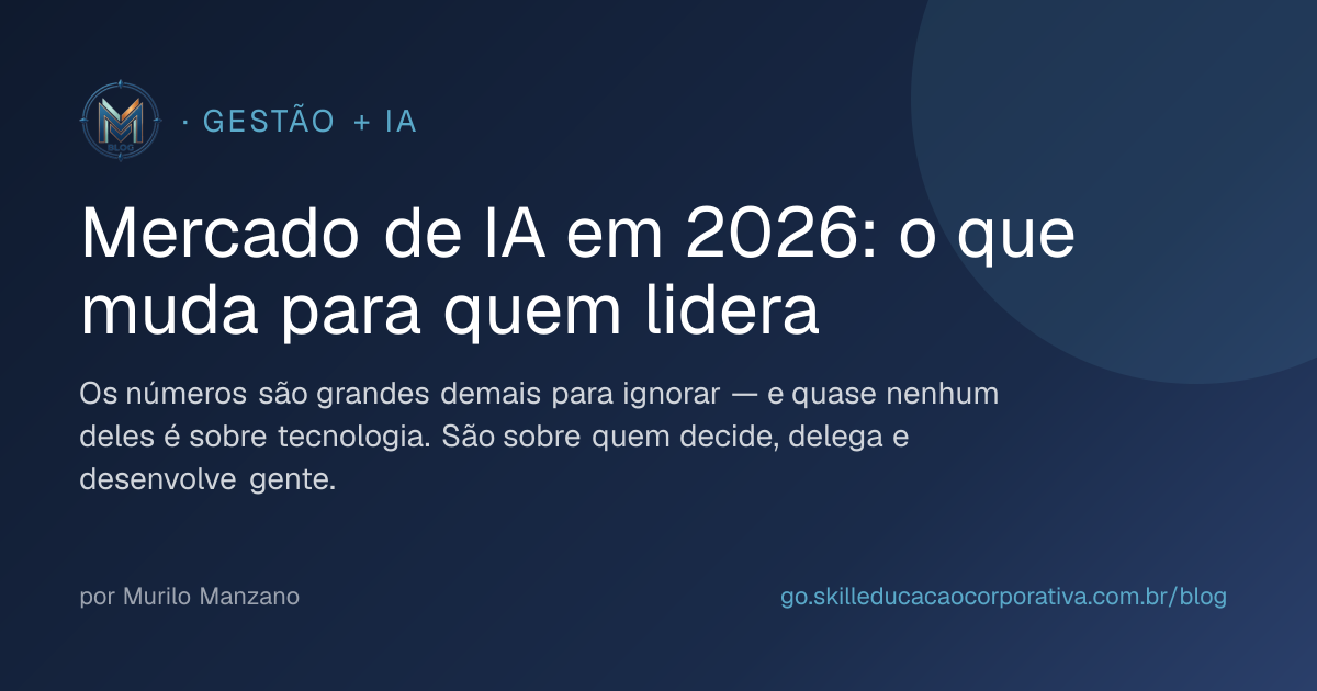 Mercado de IA em 2026: o que muda para quem lidera