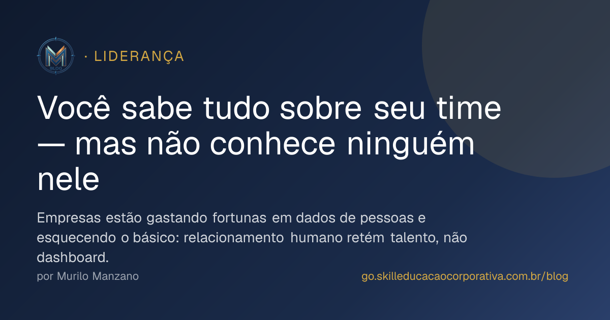 Você sabe tudo sobre seu time — mas não conhece ninguém nele